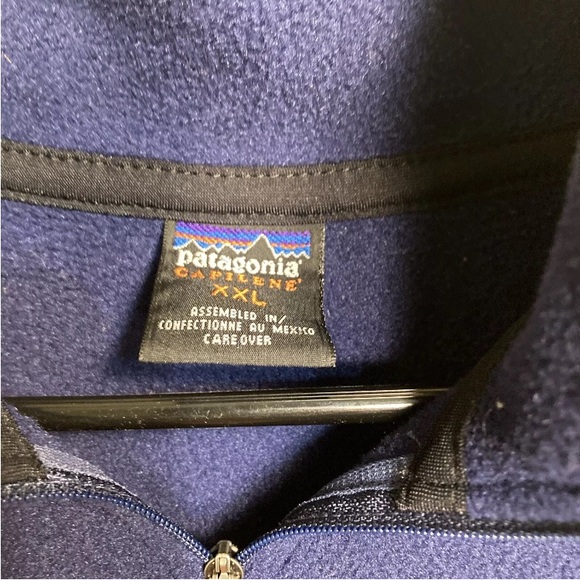 Patagonia Capline Blue 1/4 Zip XXL - Picture 4 of 4